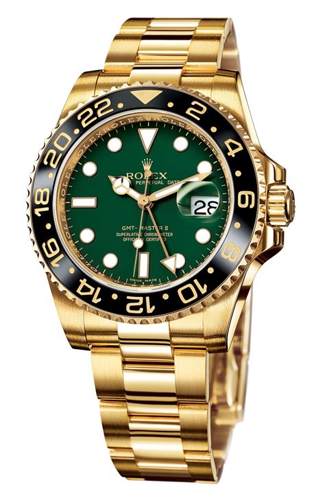 rolex gmt master 2 gold green|Rolex perpetual gmt master ii.